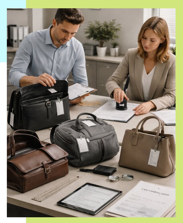 Сертификация сумок в Устях-Куте от 7723 руб. | Алешин-Утк