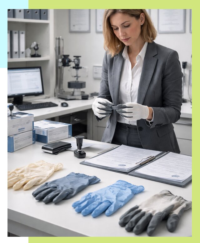 Сертификация перчаток в Устях-Куте от 8752 р. | Алешин-Утк