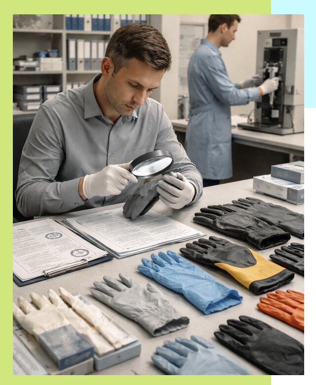 Сертификация перчаток и средств защиты продукции в Устях-Куте