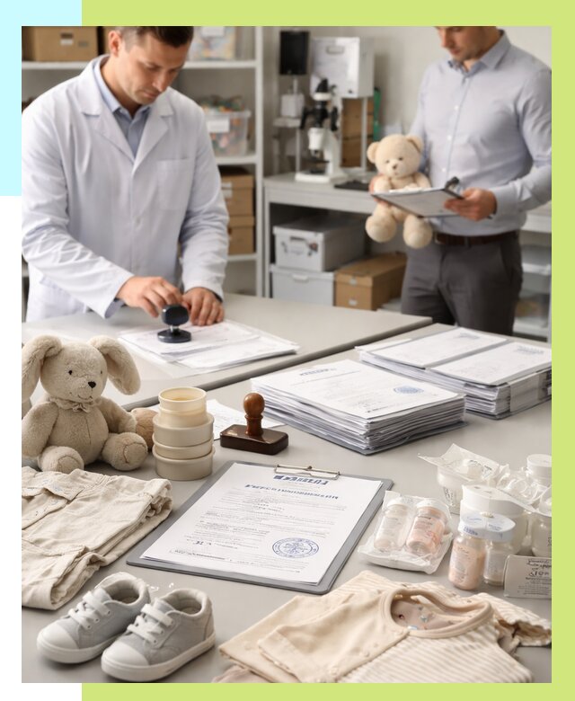 Сертификация детских товаров в Устях-Куте от 15446 р. | Алешин-Утк