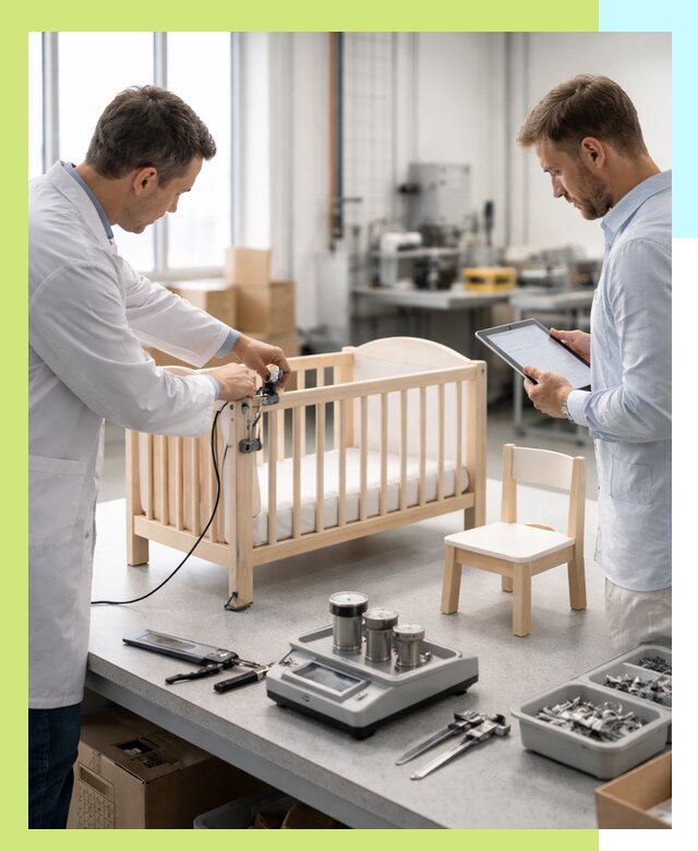 Сертификация детской мебели и проверка безопасности в Устях-Куте