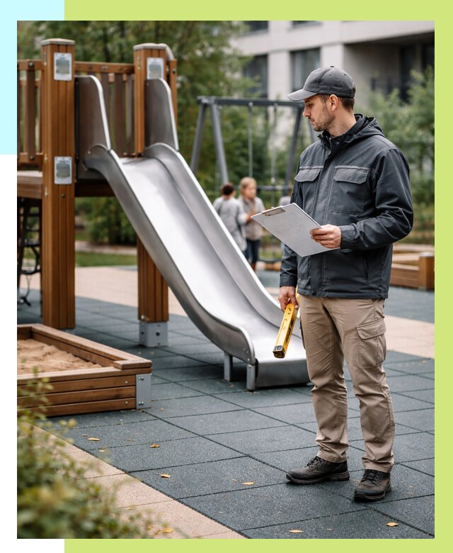 Сертификация детских площадок в Устях-Куте от 25743 р. | Алешин-Утк