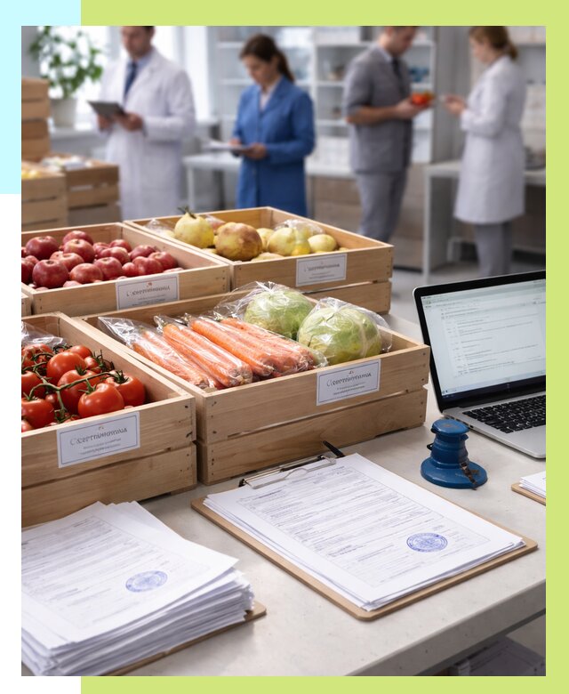 Сертификация овощей и фруктов в Устях-Куте от 8752 р. | Алешин-Утк