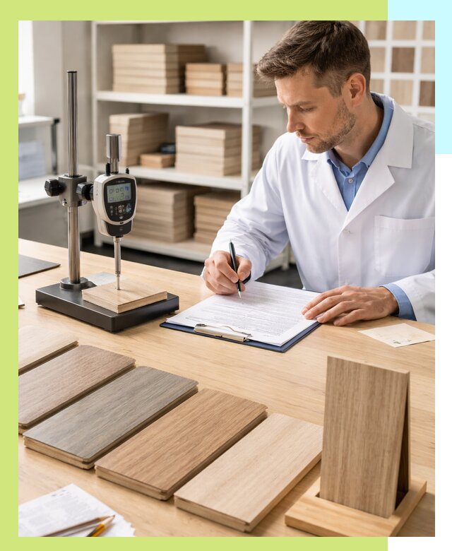 Сертификация ламината с испытаниями и оформлением документов в Устях-Куте