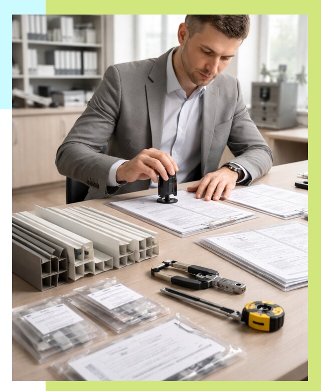 Сертификация ПВХ продукции в Устях-Куте от 8752 р., Алешин-Утк