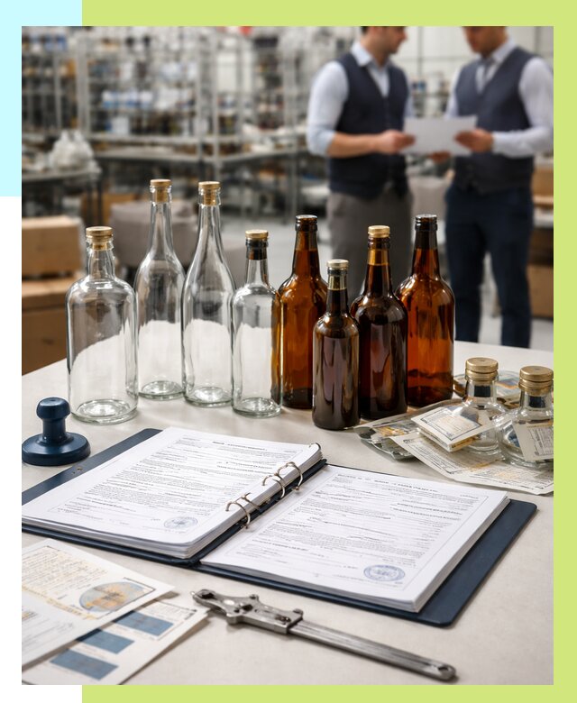 Сертификация стеклянных бутылок в Устях-Куте от 25743 р. | Алешин-Утк