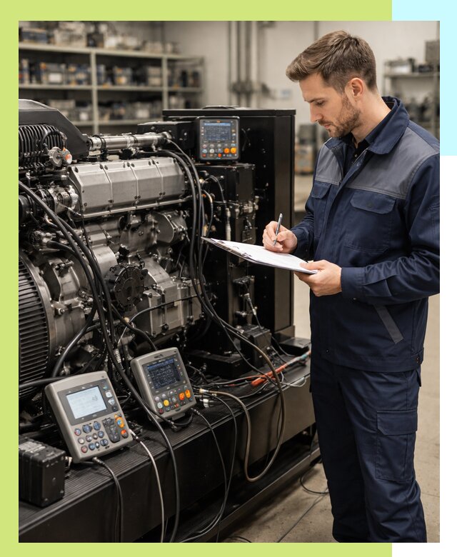 Сертификация дизельных генераторов и их оборудования в Устях-Куте