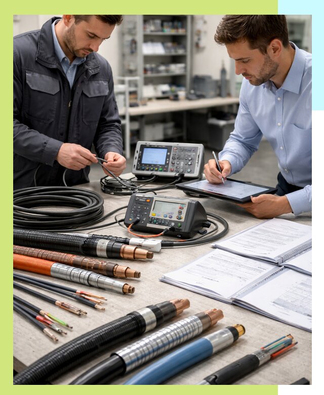 Сертификация кабеля и электропроводки в Устях-Куте под ключ