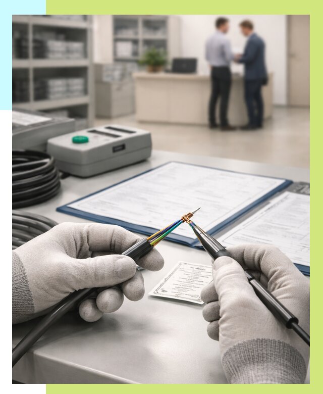 Сертификация провода в Устях-Куте от 18535 р. в Алешин-Утк