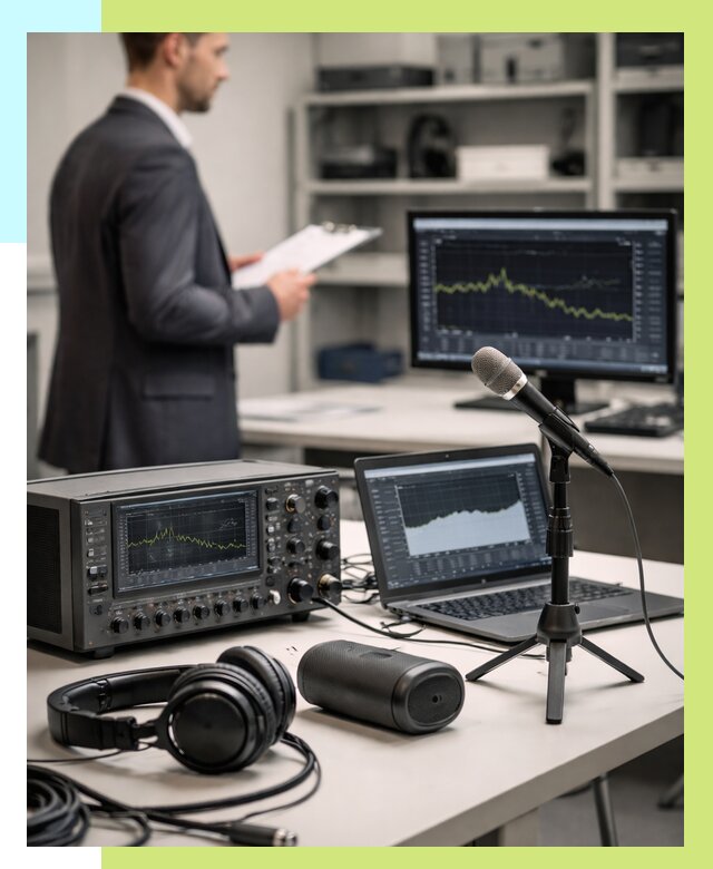 Сертификация аудиотехники в Устях-Куте от 15446 р., Алешин-Утк