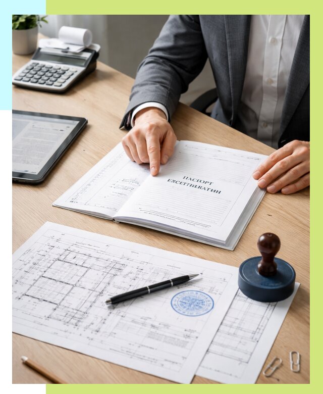 Паспорт эксплуатации в Устях-Куте под ключ от 4634 р. Алешин-Утк