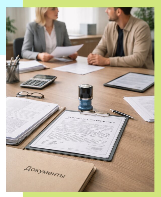 Сертификат соответствия на продукцию в Устях-Куте от 15446 р.|Алешин-Утк