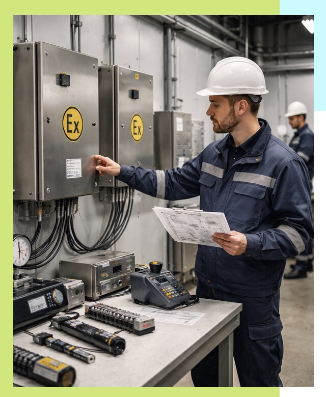 Сертификат взрывозащиты промышленного оборудования в Устях-Куте