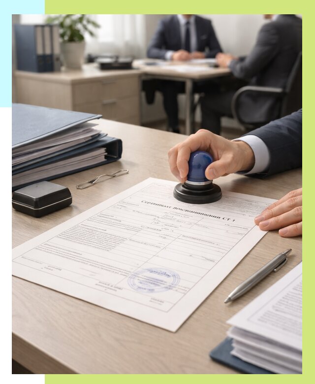 Сертификат происхождения СТ 1 в Устях-Куте от 4634 р. | Алешин-Утк