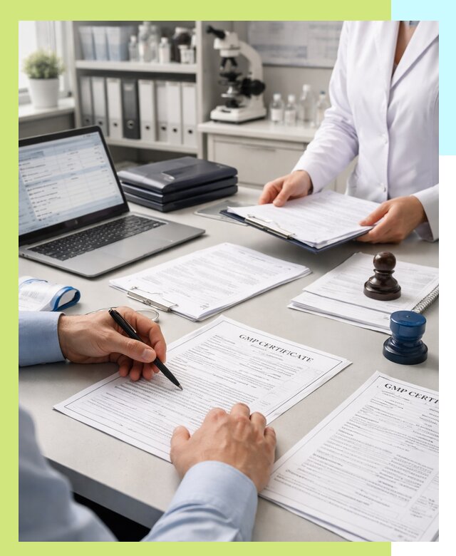 Оформление сертификата GMP в Устях-Куте для фармпроизводства