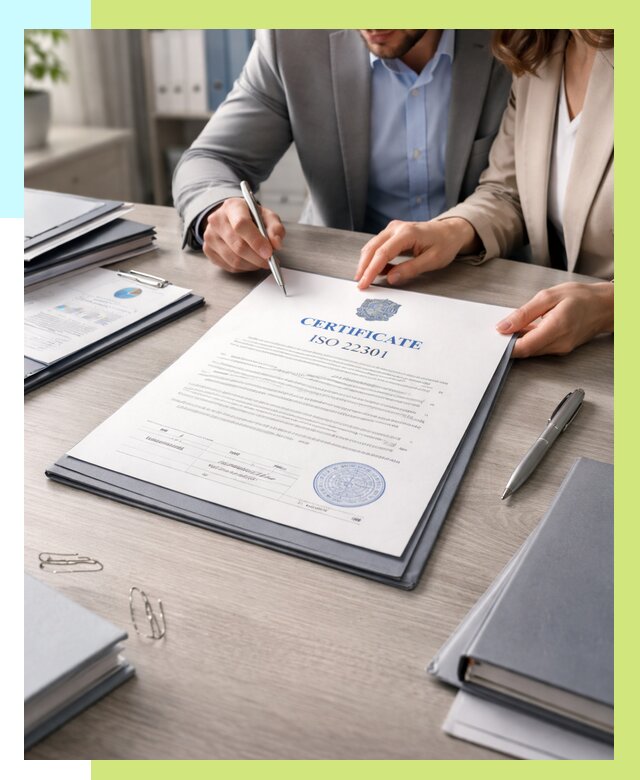 Сертификат ISO 22301 в Устях-Куте от 46337 р. | Алешин-Утк срочно