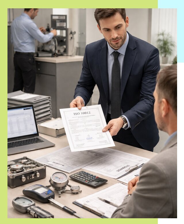 Выдача сертификата ISO 10012 по требованиям метрологии в Устях-Куте