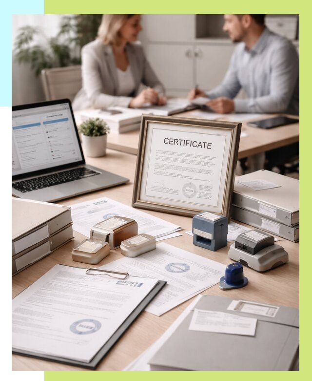 Сертификация компании в Устях-Куте от 46337 р. | Алешин-Утк — заказ